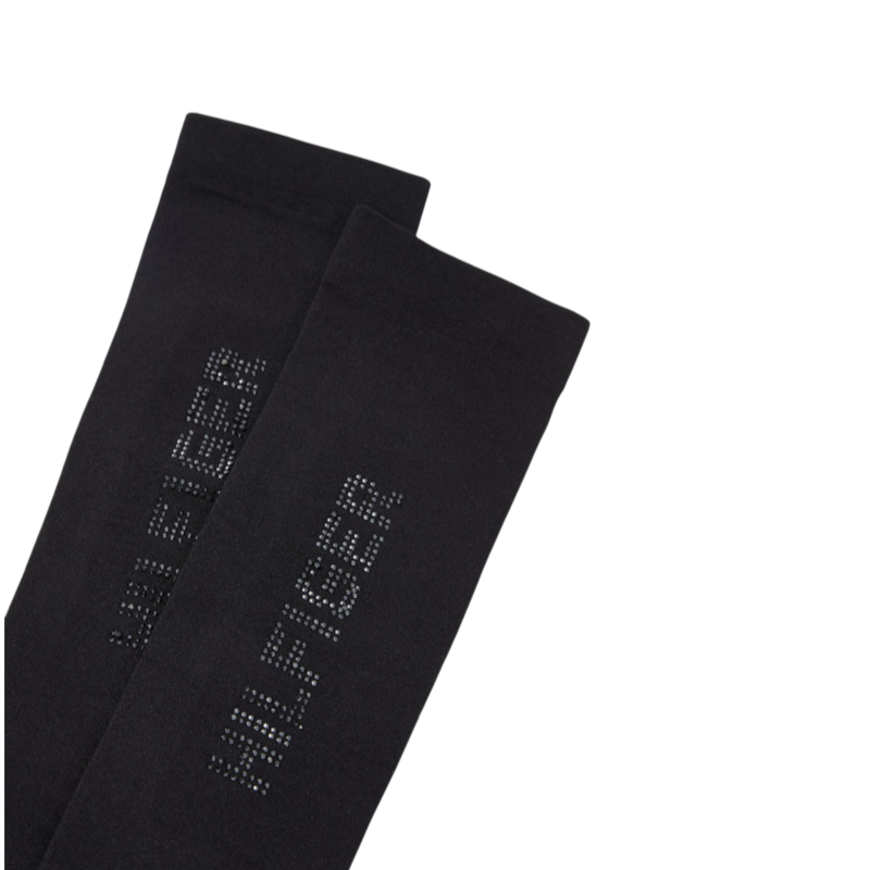 Tommy Hilfiger Equestrian - Chaussettes d’équitation femme Keddie Rhinestone noir