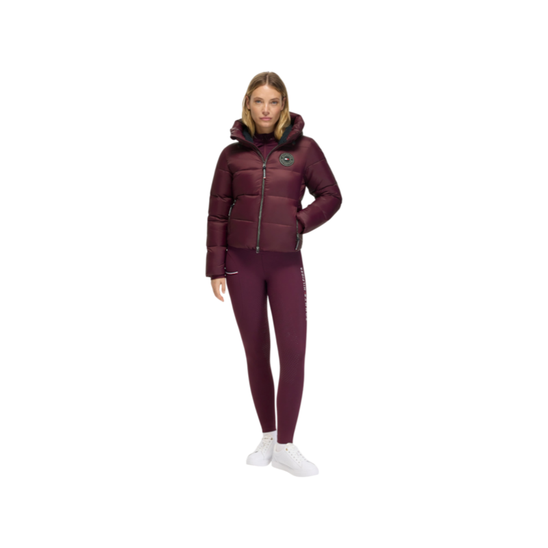 Tommy Hilfiger Equestrian - Doudoune femme Glendale deep burgundy
