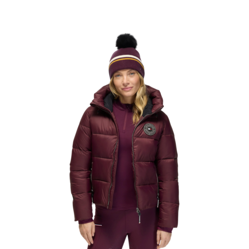 Tommy Hilfiger Equestrian - Doudoune femme Glendale deep burgundy