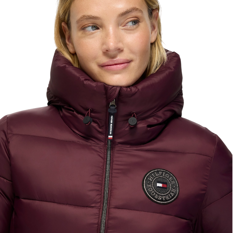 Tommy Hilfiger Equestrian - Doudoune femme Glendale deep burgundy