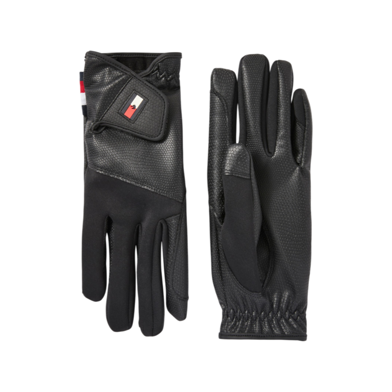 Tommy Hilfiger Equestrian - Gants d’équitation hiver Bryce noir