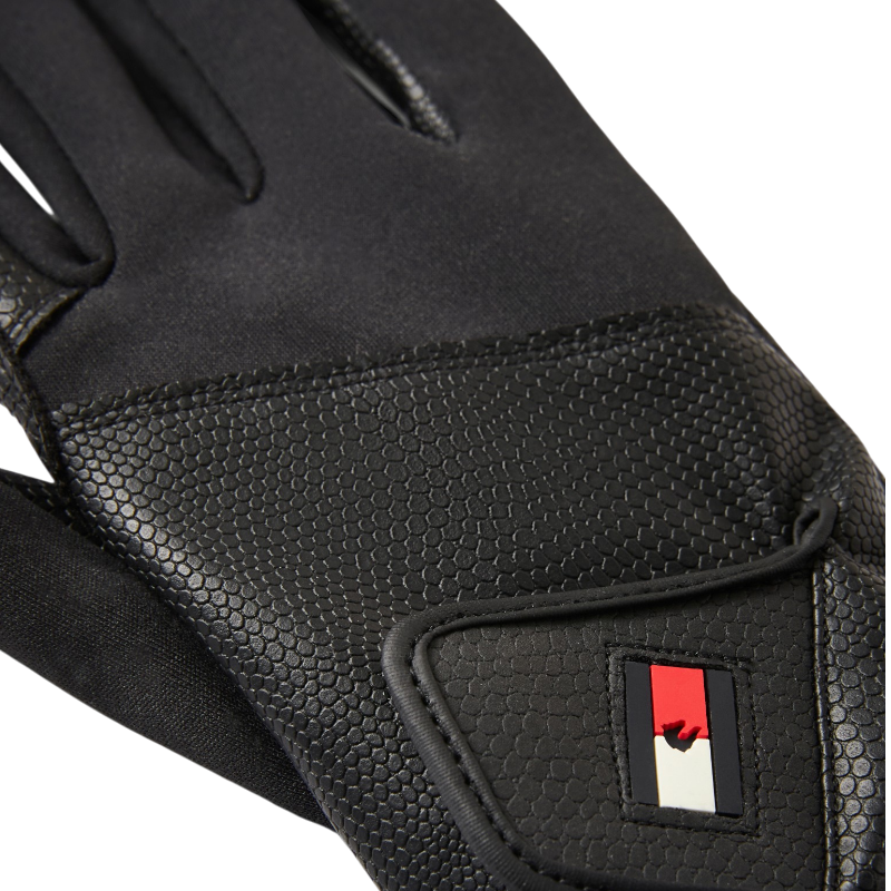 Tommy Hilfiger Equestrian - Gants d’équitation hiver Bryce noir