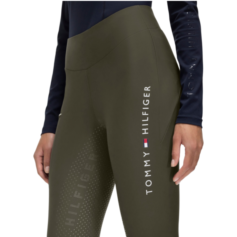 Tommy Hilfiger Equestrian - Legging d'équitation femme Elmira Winter camo green
