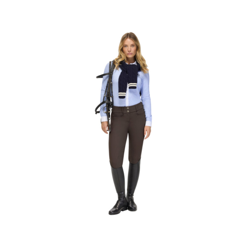 Tommy Hilfiger Equestrian - Pantalon d’équitation femme Mia cacao