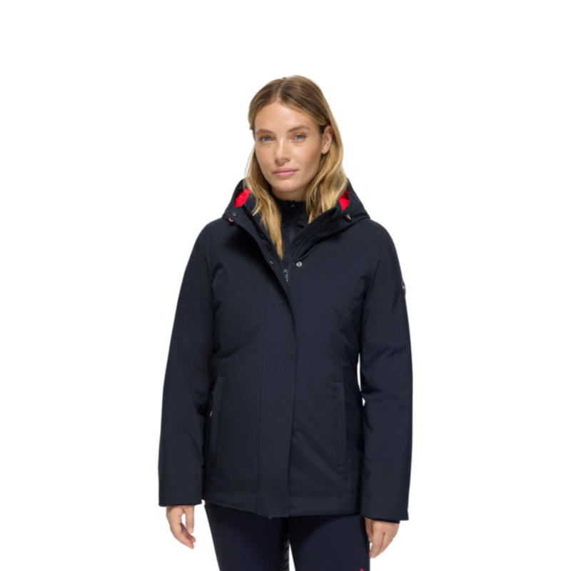 Tommy Hilfiger Equestrian - Parka compatible airbag femme Palisade desert sky