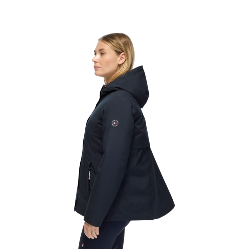 Tommy Hilfiger Equestrian - Parka compatible airbag femme Palisade desert sky