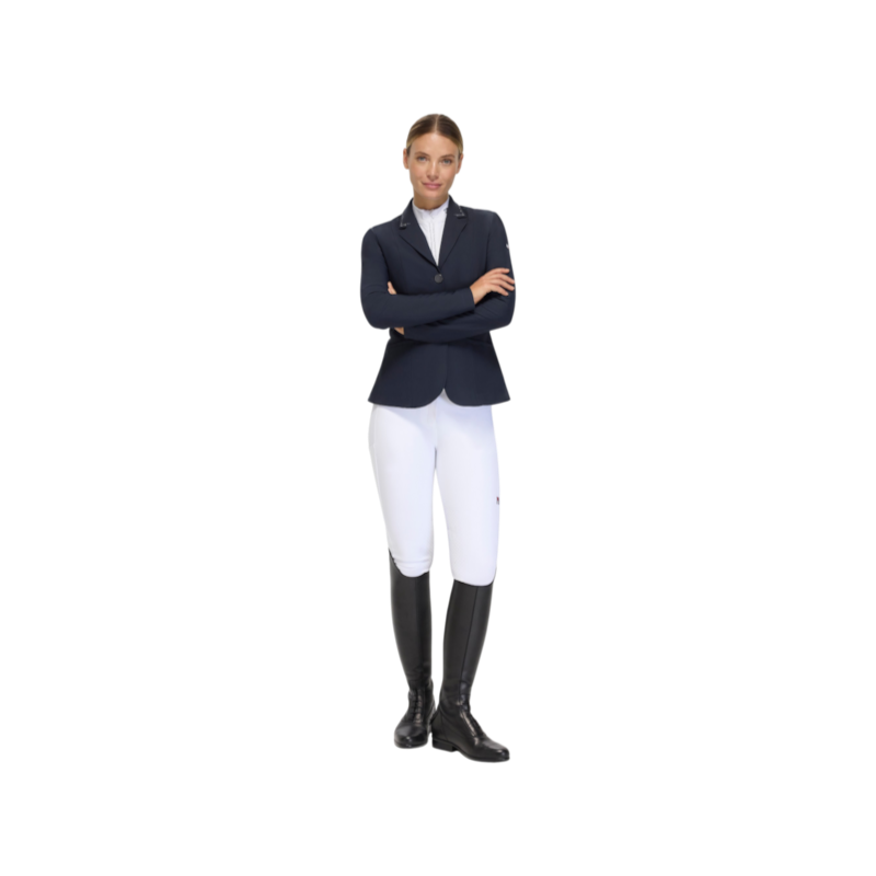 Tommy Hilfiger Equestrian - Veste de concours compatible airbag femme Lima desert sky