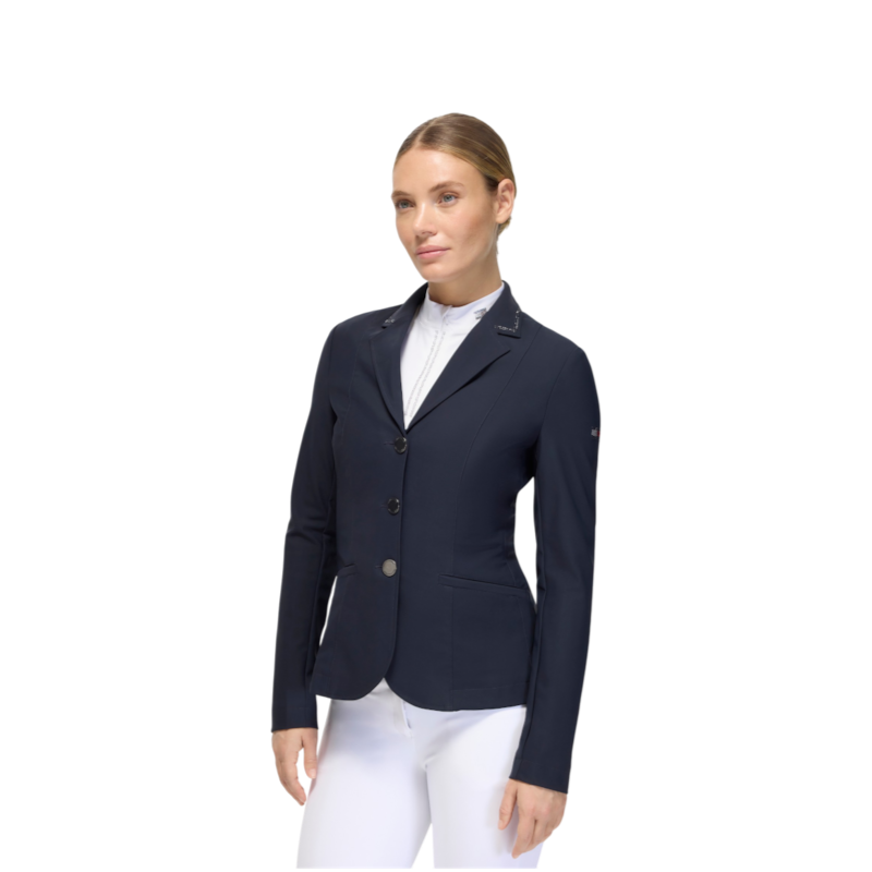 Tommy Hilfiger Equestrian - Veste de concours compatible airbag femme Lima desert sky