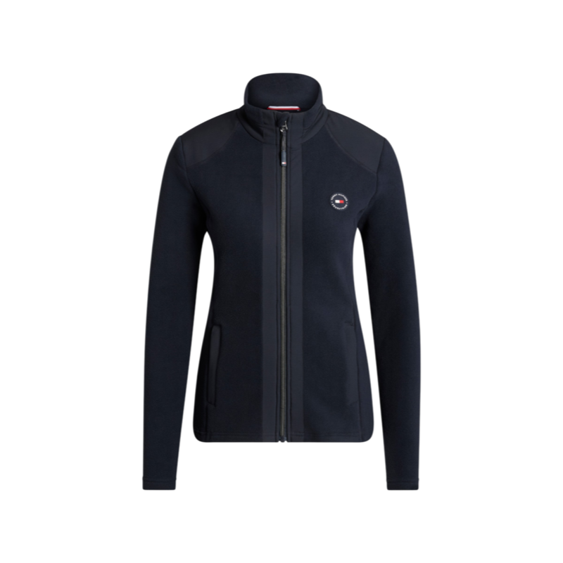 Tommy Hilfiger Equestrian - Veste polaire femme Elmonte desert sky