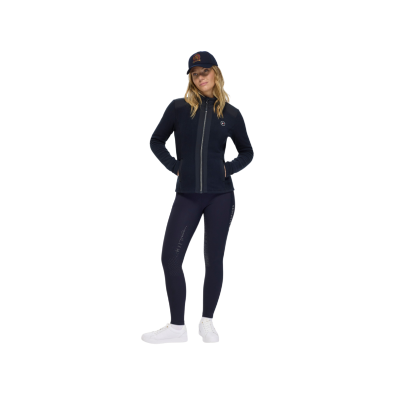 Tommy Hilfiger Equestrian - Veste polaire femme Elmonte desert sky