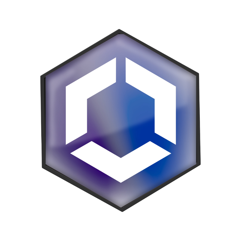 Flex On - Sticker casque Armet Trex On Gradient prune/ bleu