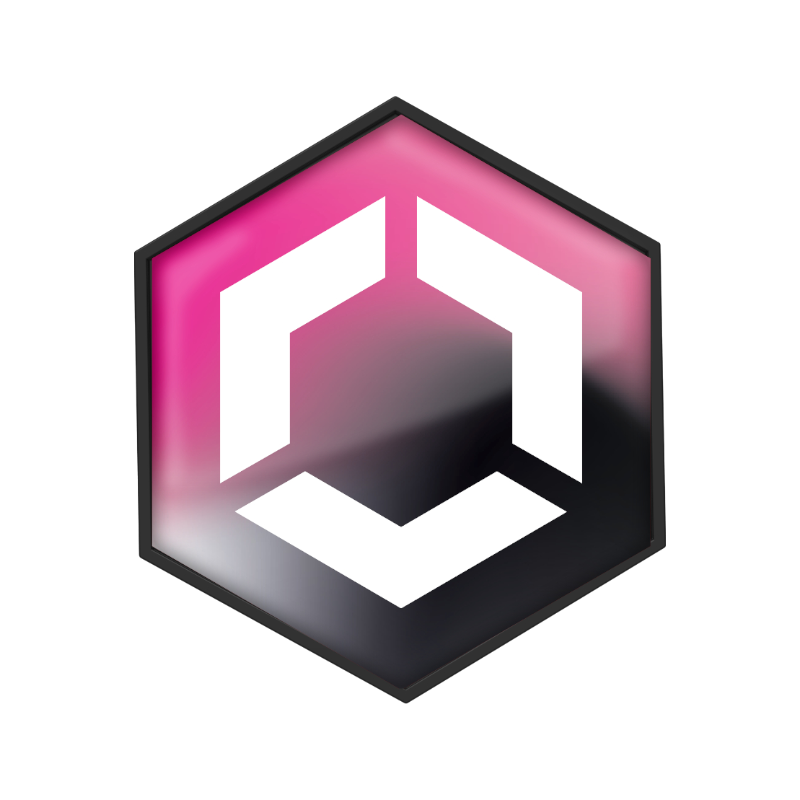 Flex On - Sticker casque Armet Trex On Gradient rose/ noir