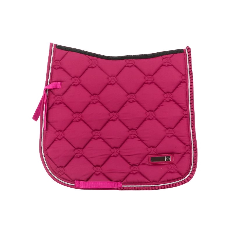 Imperial Riding - Tapis de dressage fuchsia/ fleur | - Ohlala