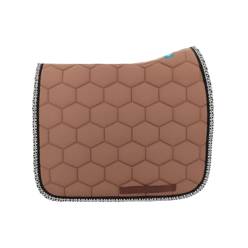 Oxxer - Tapis de dressage Monogramme noir/ marron glacé