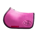 Jump'In - Tapis de selle Balthazar framboise/ noir | - Ohlala