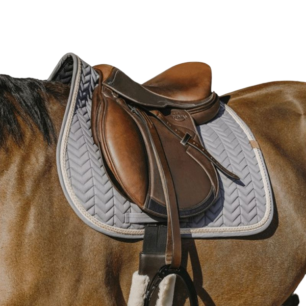 Tapis De Selle 100% Laine Mohair Showman 32x31 - Pour Cheval Tapis De Selle 100% Laine Mohair Showman 32x31 - Pour Cheval