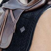 Kentucky Horsewear - Tapis de dressage Skin Friendly Velvet noir | - Ohlala