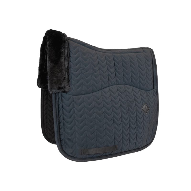 Kentucky Horsewear - Tapis de dressage Skin Friendly Velvet noir | - Ohlala