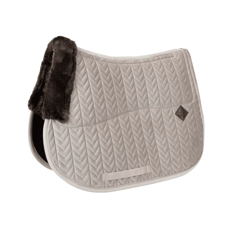 Kentucky Horsewear - Tapis de selle Skin Friendly Velvet beige | - Ohlala