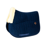 Kentucky Horsewear - Tapis de selle Skin Friendly Velvet marine | - Ohlala