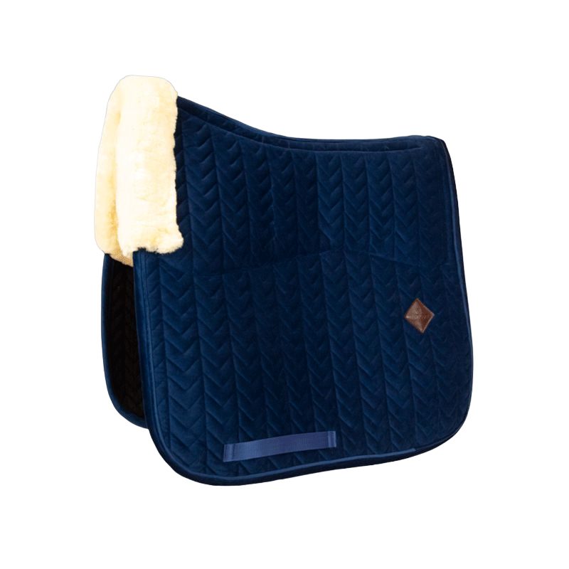 Kentucky Horsewear - Tapis de dressage Skin Friendly Velvet marine | - Ohlala