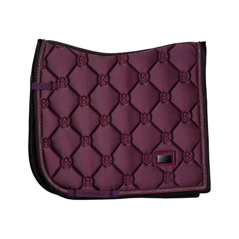 Equestrian Stockholm - Tapis de dressage Crystal Shine mauve wine