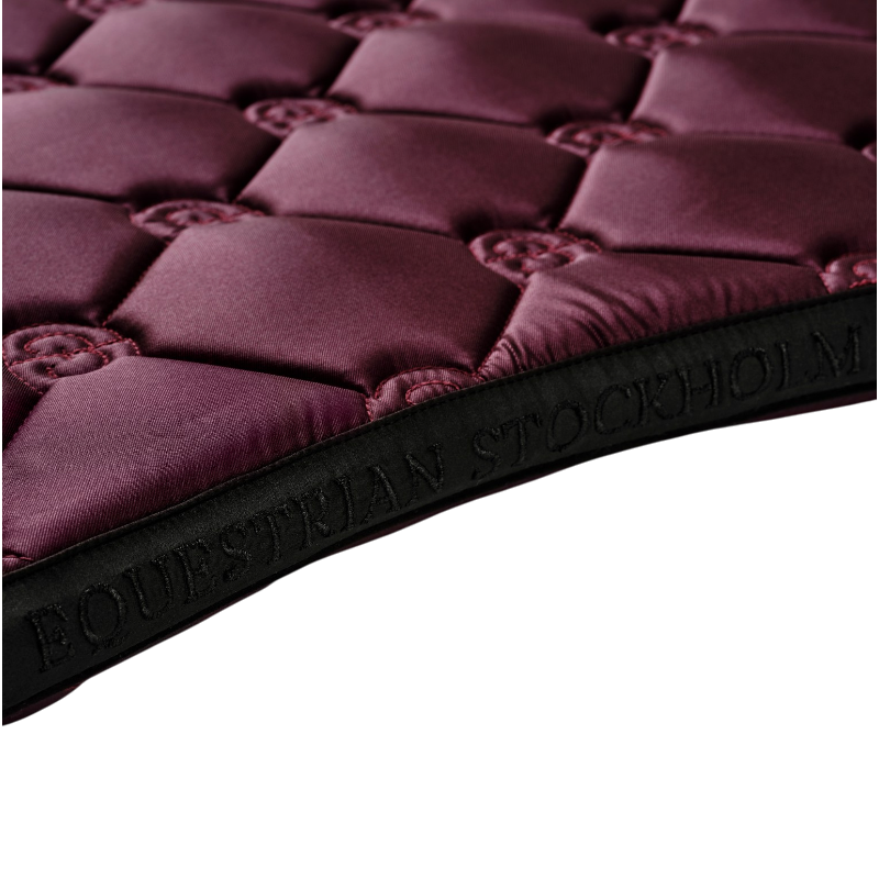 Equestrian Stockholm - Tapis de dressage Crystal Shine mauve wine