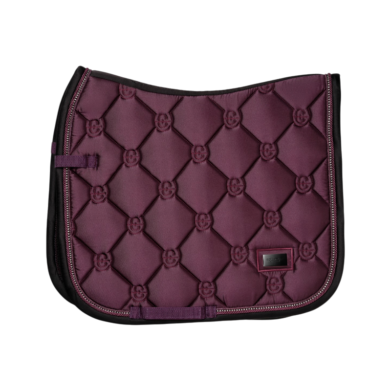 Equestrian Stockholm - Tapis de dressage Crystal Shine mauve wine