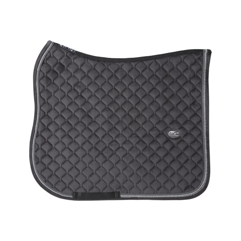Anna Scarpati - Tapis de dressage Quinoa 28 velours strass gris foncé