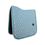 Kentucky Horsewear - Dressuurschabrак Velvet houndstooth navy colorfull | - Ohlala