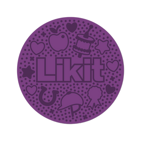 Likit - Tapis de léchage Graze maze violet