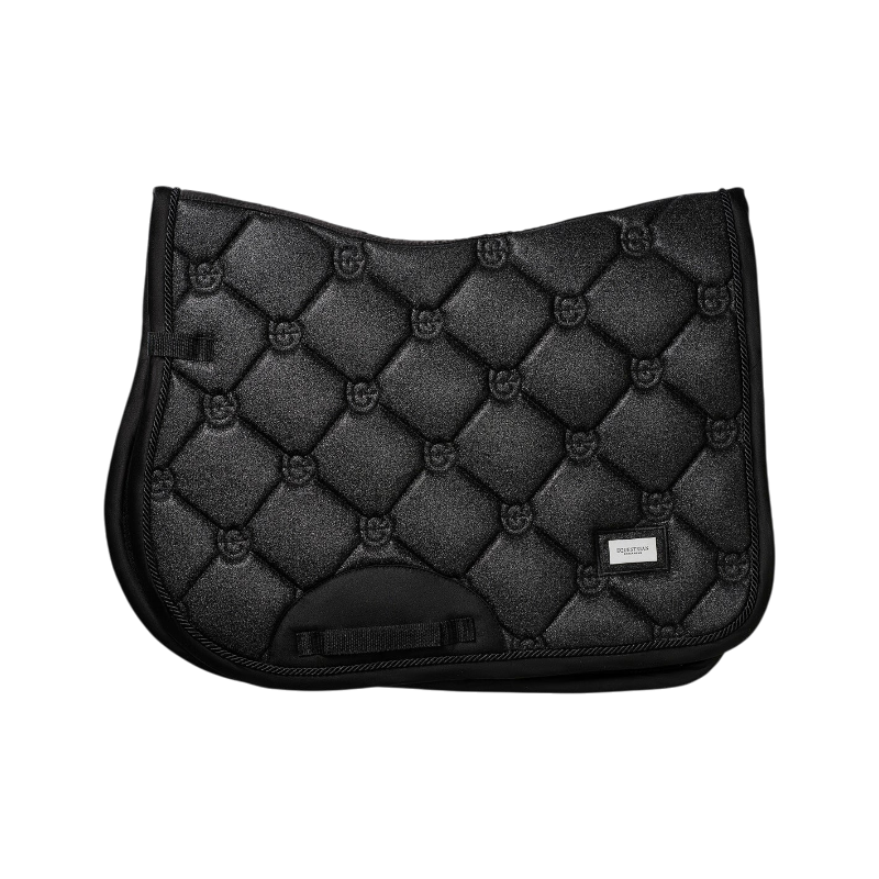 Equestrian Stockholm - Tapis de selle All Black Glimmer noir