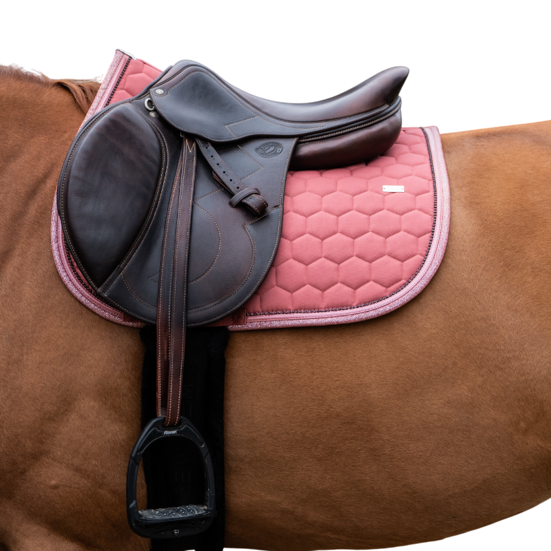 GEM - Tapis de selle Atlas vieux rose | - Ohlala