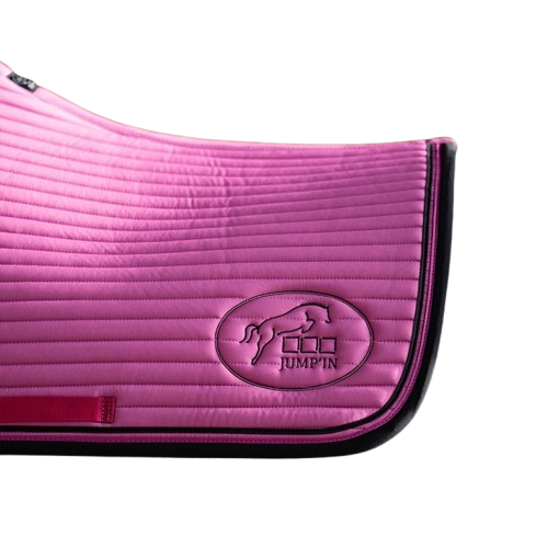 Jump'In - Tapis de selle Balthazar framboise/ noir