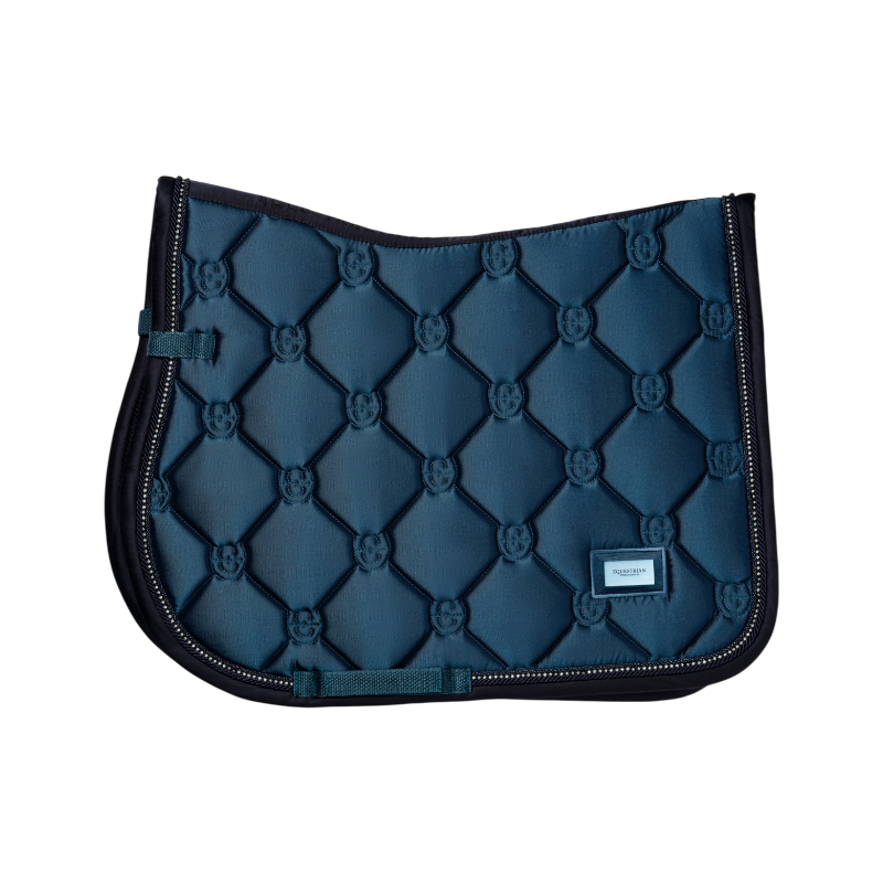 Equestrian Stockholm - Tapis de selle Crystal Shine blue meadow