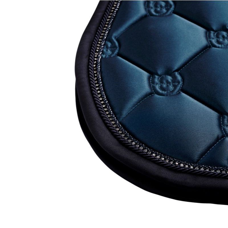 Equestrian Stockholm - Tapis de selle Crystal Shine blue meadow