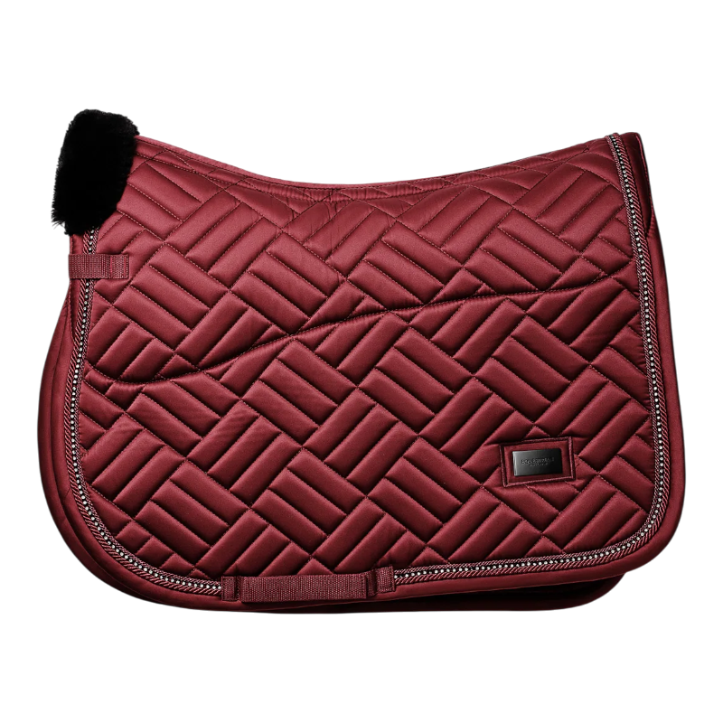 Equestrian Stockholm - Tapis de selle Crystal bordeaux