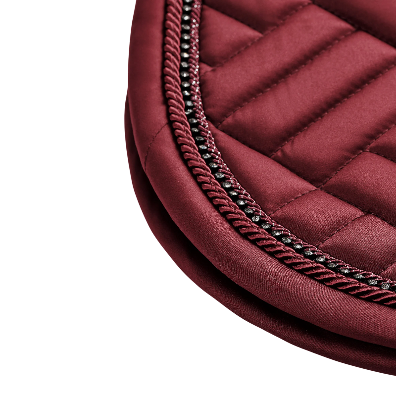 Equestrian Stockholm - Tapis de selle Crystal bordeaux