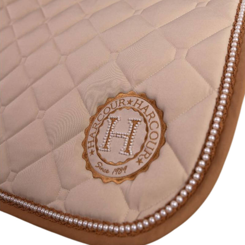 Harcour - Tapis de dressage Etoile Perlée champagne