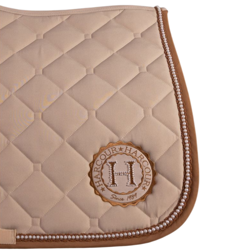 Harcour - Tapis de dressage Etoile Perlée champagne