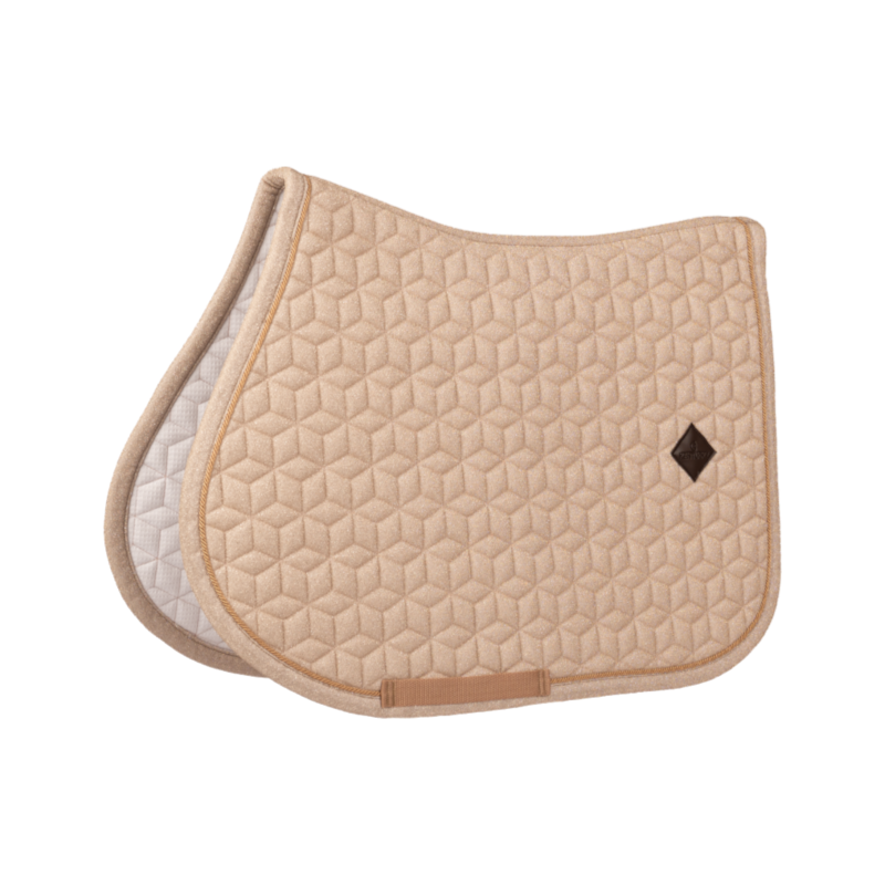 Kentucky Horsewear - Tapis de selle Full Sparkling beige