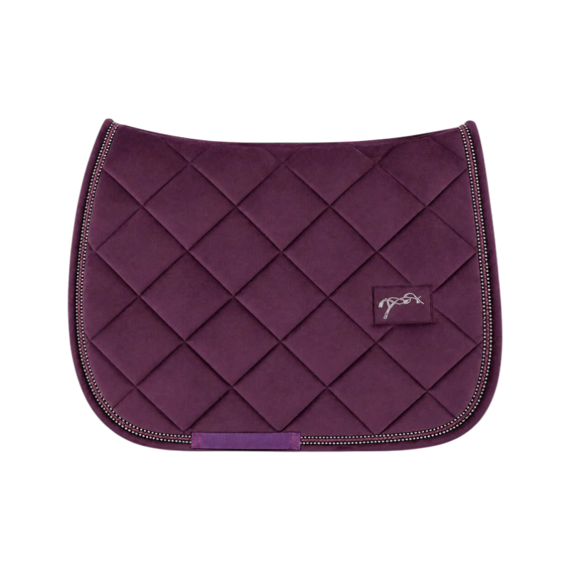 Tapis de selle New Strass prune - Eden by Pénélope