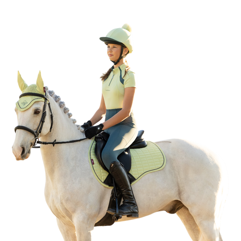 LeMieux - Tapis de selle Suede Close Contact macaron | - Ohlala