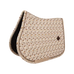 Kentucky Horsewear - Velvet zadeldek met paardenprint beige | - Ohlala