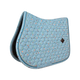 Kentucky Horsewear - Tapis de selle Velvet pied de poule navy colorfull | - Ohlala