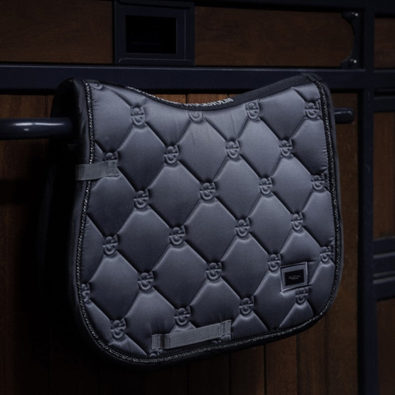 Equestrian Stockholm - Tapis de selle Winter Shadow gris/ noir