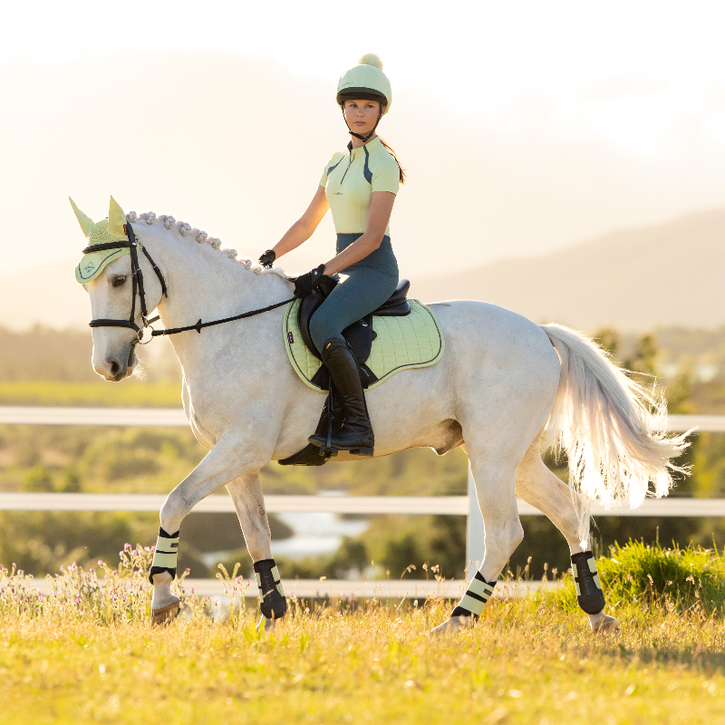 LeMieux - Tapis de selle Suede GP macaron