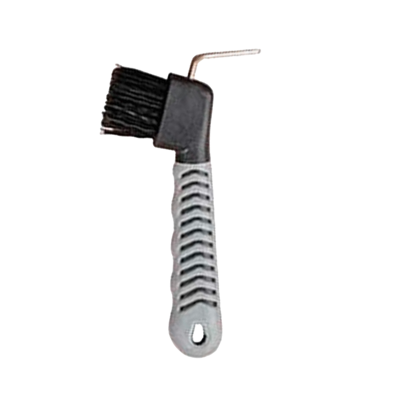 TdeT -  Cure-pieds brosse bicolore noir/gris