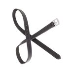 TdeT - Étrivières cuir et nylon noir | - Ohlala