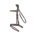TdeT - Hoofdstel en teugels anatomische hoofdband Velazquez bruin/beige | - Ohlala
